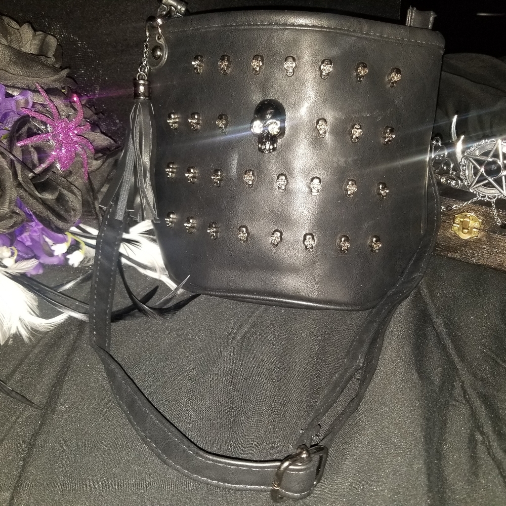 Black Skull Purse